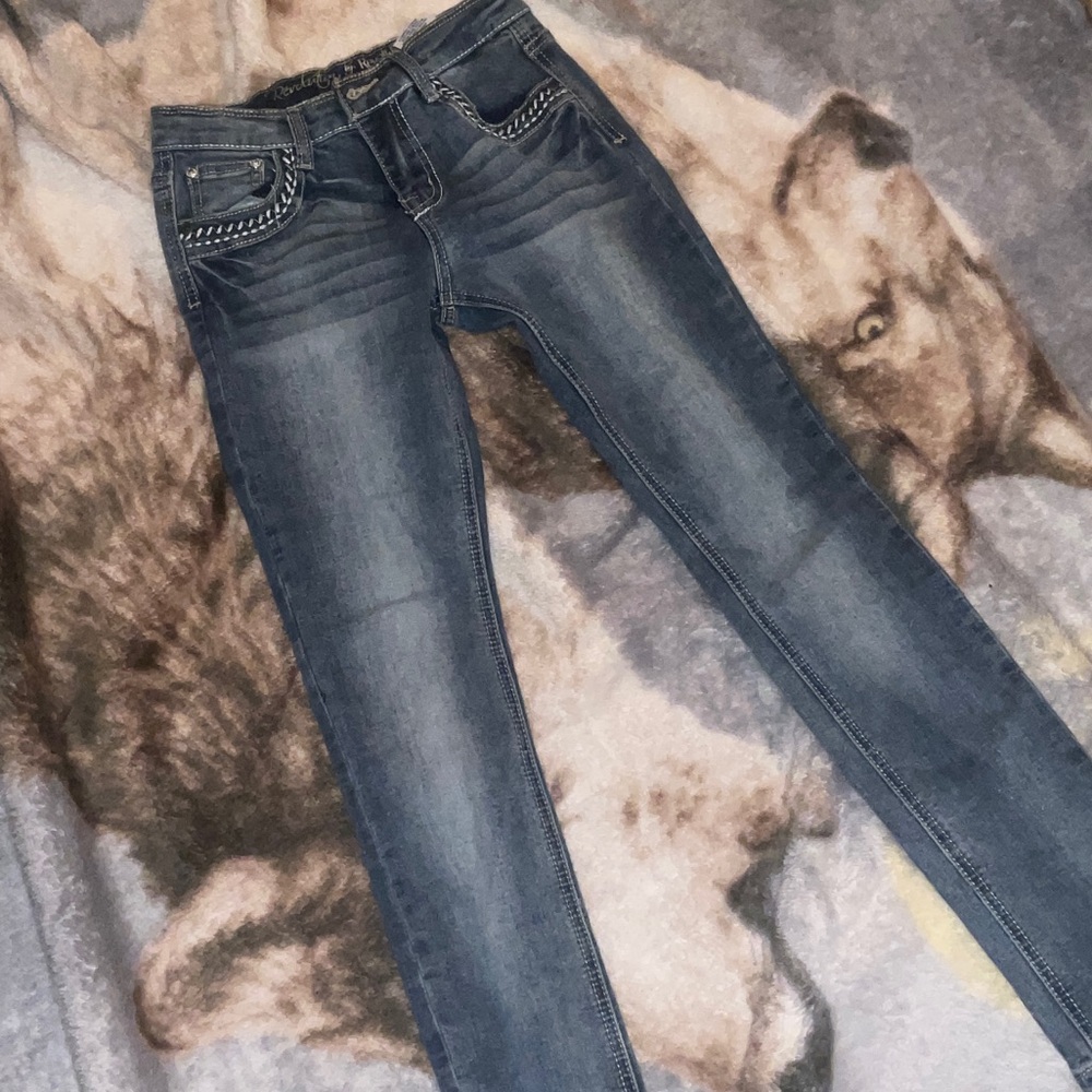 Y2K Revolution & REVOLT Women’s Dark Blue Skinny Jeans